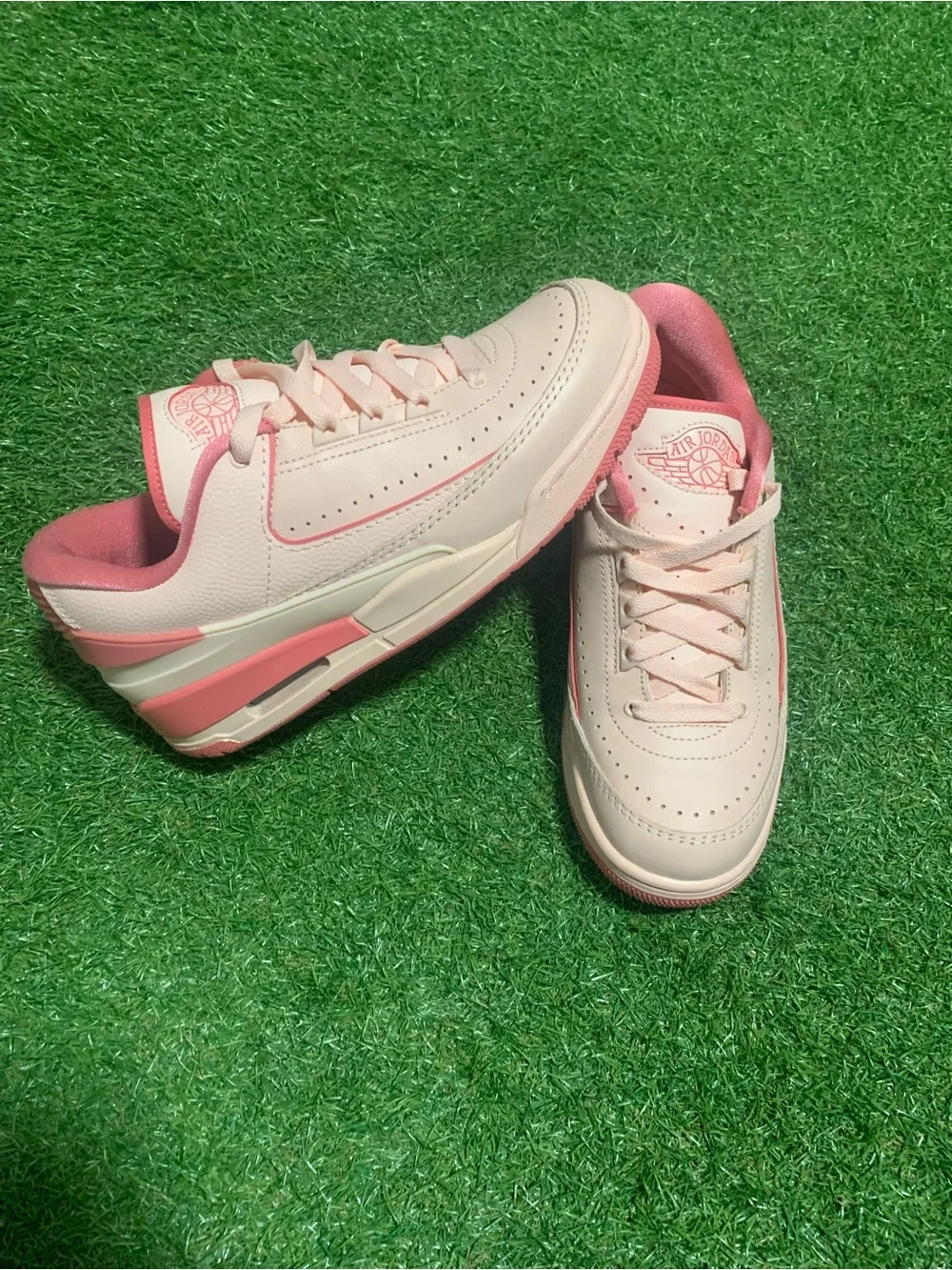 Jordan Low-Top Sneakers in Light Pink and Pink